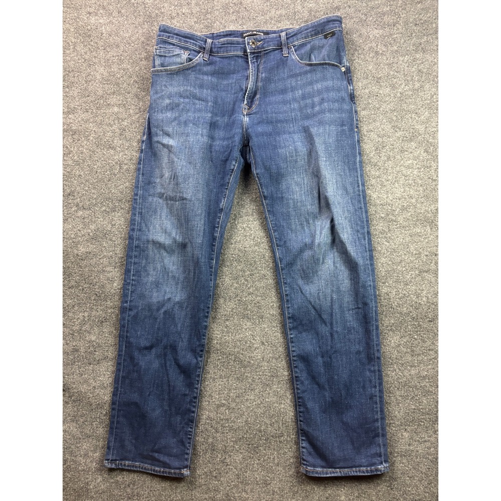 Mavi Zach Straight Leg Jeans‎ Mens W36xL32 Blue Medium Wash Stretch Denim